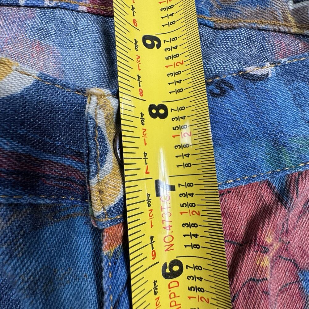 Tommy Hilfiger Jeans Deadstock NWT Y2K Tropical Parrot Print Bootcut Size 13 - Picture 15 of 16